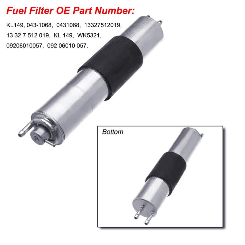 MOCW 13327512019 Fuel Filter with Pressure Regulator Fit for BMW E46 325i 325Ci 325Xi 330i 330Ci Z3 - Image 3